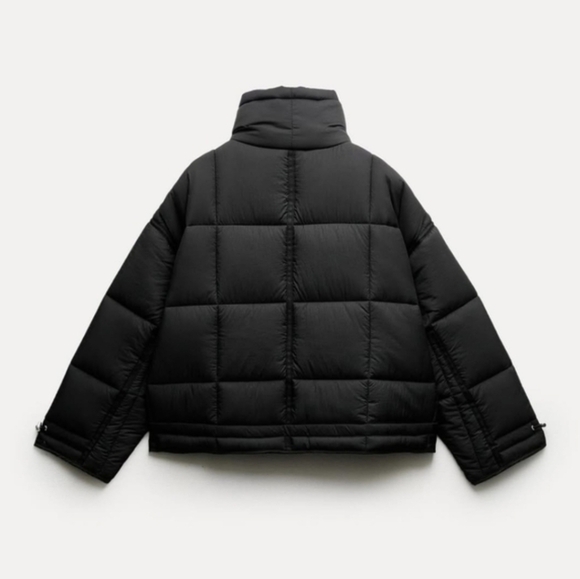 WATER REPELLENT NYLON PUFFER ANORAK ZW COLLECTION SIZE S M - Picture 2 of 4